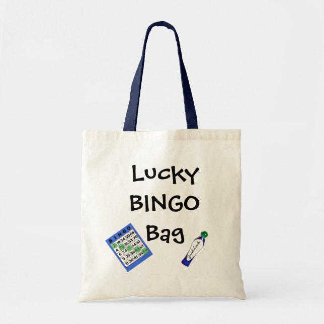 Lucky BINGO Tote Bag Tragetasche (Vorne)