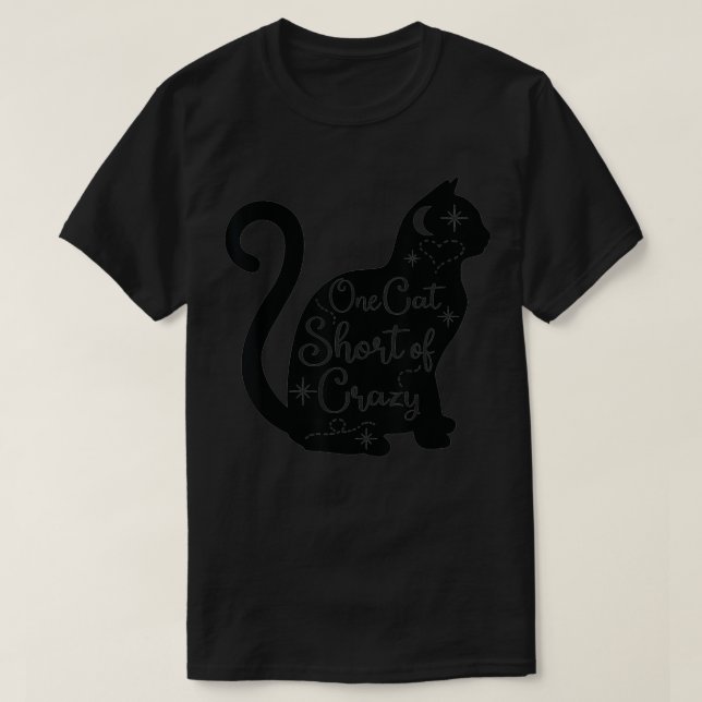 Lucky Black Cat Niedliche Cat Lover Geschenke T-Shirt (Design vorne)