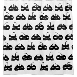 Lucky Black Cats Amigos Duschvorhang