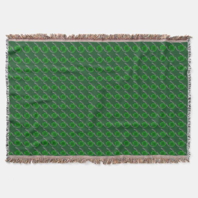 Lucky Blanket St Patrick's Lucky Throw Blanket Decke (Vorderseite)