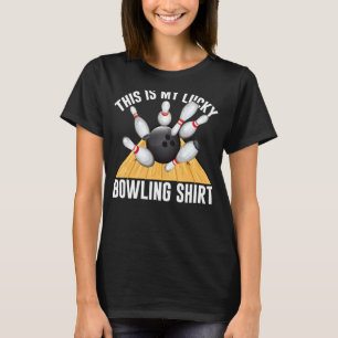 Lucky Bowling Team Vintag Retro T-Shirt