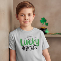 Lucky Boy St Patrick T - Shirt für Kinder