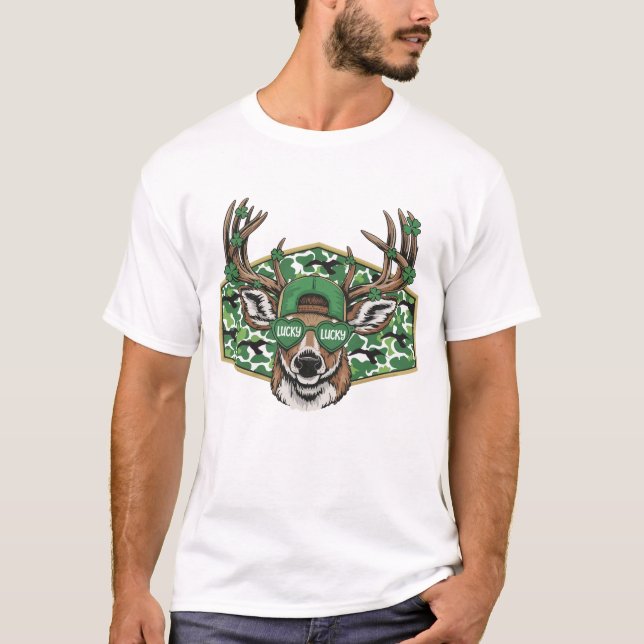 Lucky Buck Camo T-Shirt (Vorderseite)