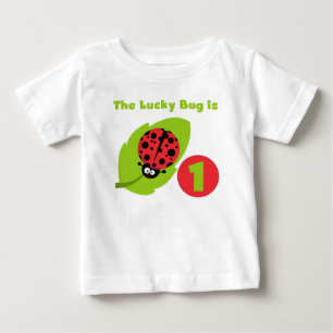 Lucky Bug 1. Geburtstag T - Shirt und Geschenke