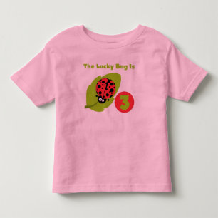 Lucky Bug 3. Geburtstag T Shirts und Geschenke