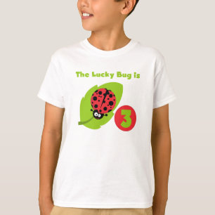 Lucky Bug 3. Geburtstag T Shirts und Geschenke