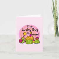 Lucky Bug Cupcake 1. Geburtstagstorte und Geschenk