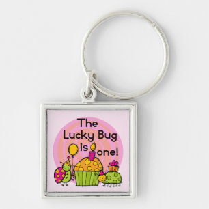 Lucky Bug Cupcake 1. Geburtstagstorte und Geschenk Schlüsselanhänger