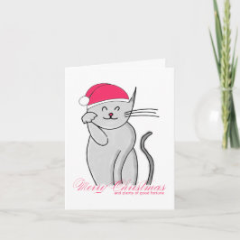 Lucky Cat Frohe Weihnachten & viel Glück