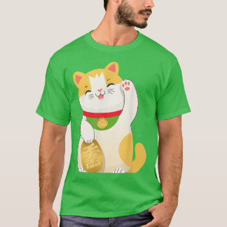Lucky Cat für Glück Maneki Neko Japan T-Shirt