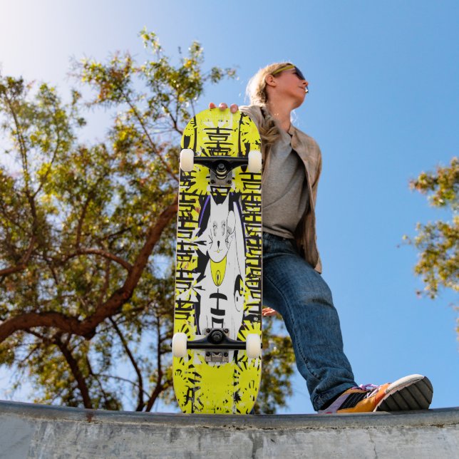 Lucky Cat- Maneki Neko - Beckoning Skateboard (Außenbereich 1)