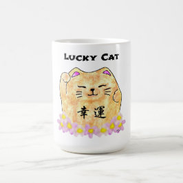 Lucky Cat (Maneki Neko) - "Lucky Cat" Tasse