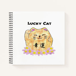 Lucky Cat (Maneki Neko) Notizbuch