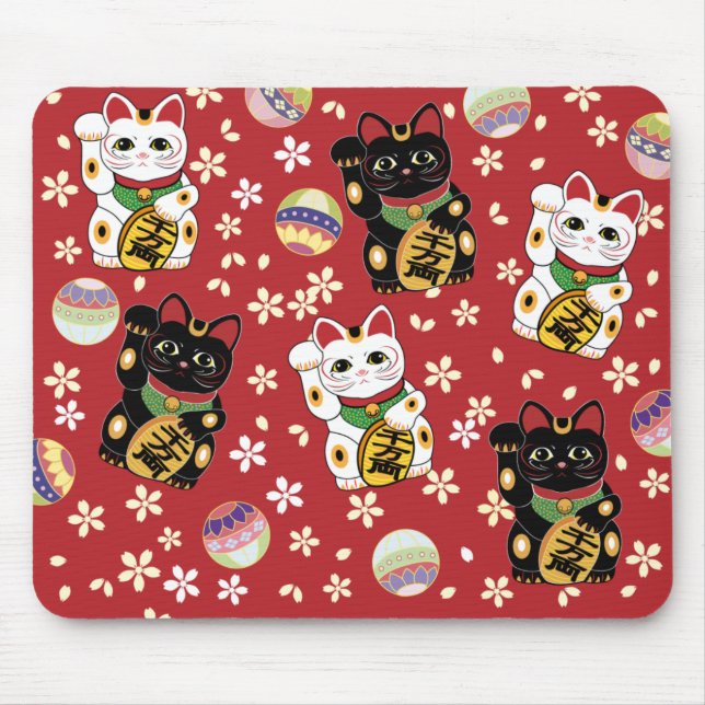 Lucky Cat Mousepad (Vorne)