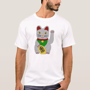Lucky Cat Neko Sweatshirts und T - Shirt