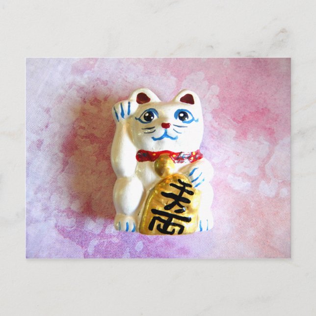 Lucky Cat Postkarte (Vorderseite)