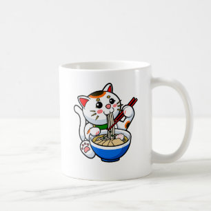 Lucky Cat Ramen Kaffeetasse