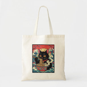 Lucky Cat Ramen Noodle Art Tragetasche