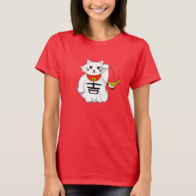 Lucky Cat T-Shirt (Vorderseite)