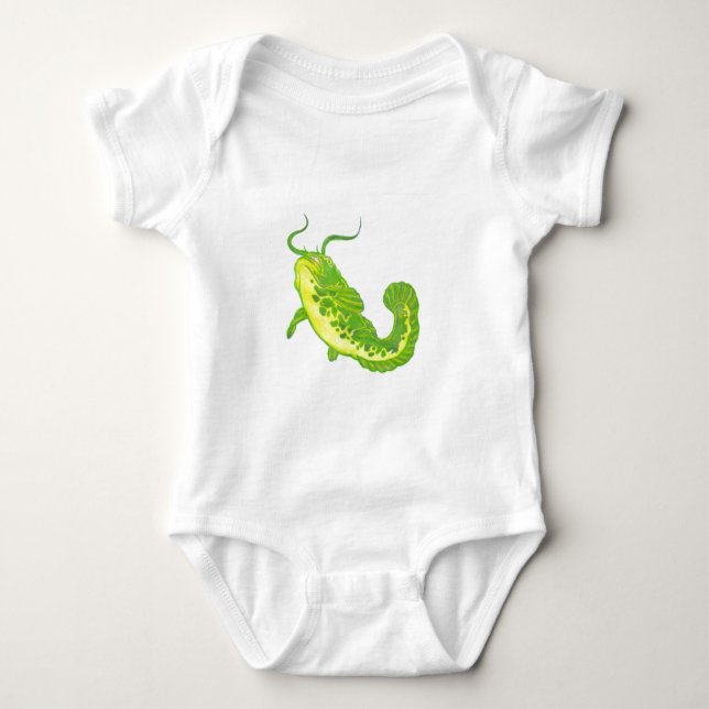 Lucky Catfish Baby Strampler (Vorderseite)