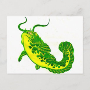 Lucky Catfish Postkarte