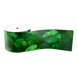 Lucky Celtic Irish Green Kleeblatts Ripsband