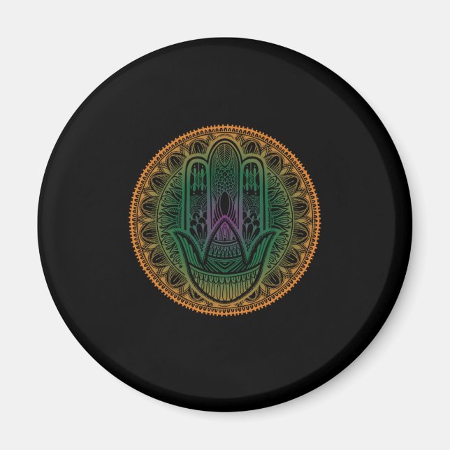 Lucky Charm Amulet Magic Powers Chakra Spiritual B Magnet (Vorne)