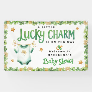 Lucky Charm Baby Dusche Banner