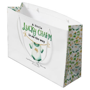 Lucky Charm Baby Showbeutel Große Geschenktüte