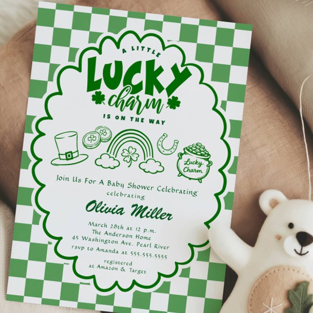 Lucky Charm Baby Shower Invitation Einladung (Von Creator hochgeladen)