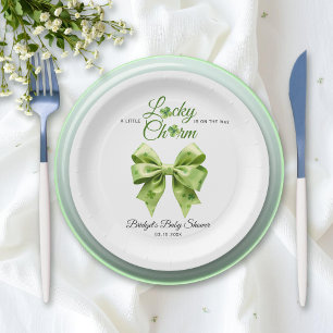 Lucky Charm Bogen St. Patrick's Day Babydusche Pappteller