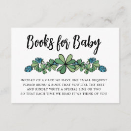 Lucky Charm Books for Baby Boy Baby Shooter Begleitkarte