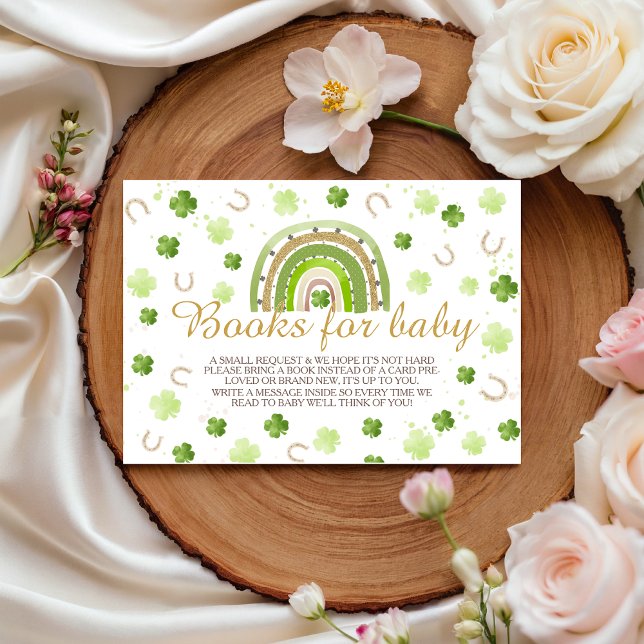 Lucky Charm Books for Baby Card Begleitkarte (Von Creator hochgeladen)