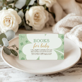 Lucky Charm Books for Baby Card Begleitkarte