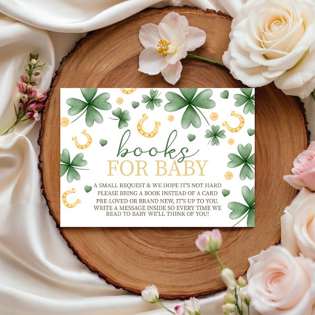 Lucky Charm Books for Baby Card Begleitkarte (Von Creator hochgeladen)