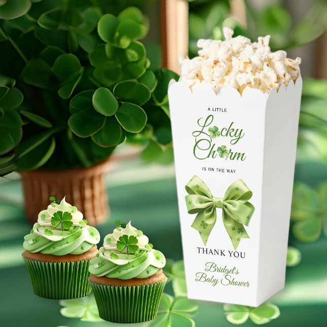 Lucky charm bow St. Patrick's Day baby shower Geschenkschachtel (Von Creator hochgeladen)