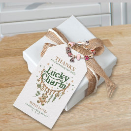 Lucky Charm Bracelet Baby Dusche Gefallen Tag Geschenkanhänger