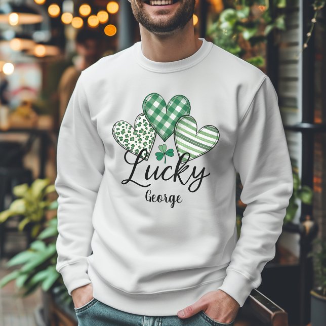 Lucky Charm: Custom St. Patrick's Day Men's T-Shirt (Lucky Charm: Custom St. Patrick's Day Men’s T-Shirt)