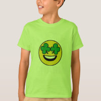 Lucky Charm Emoji Kleeblatt St Patricks Day Kinder