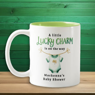 Lucky Charm Irish Baby Dusche Coffee Tasse