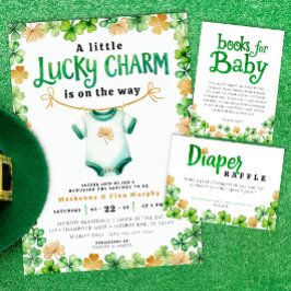 Lucky Charm Irish Baby Shower Einladung