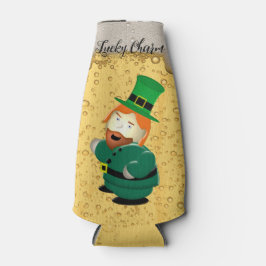 Lucky Charm Leprechaun Irish Bubbly Golden Beer Flaschenkühler