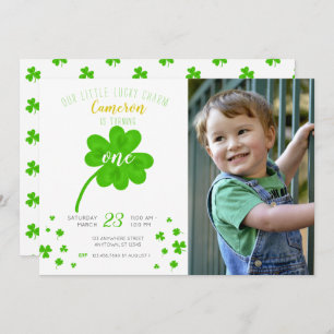 Lucky Charm, Lucky One St Patricks Day Geburtstag Einladung