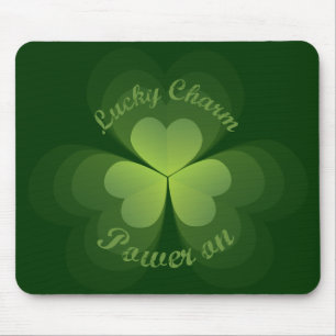 Lucky Charm Power On Mousepad