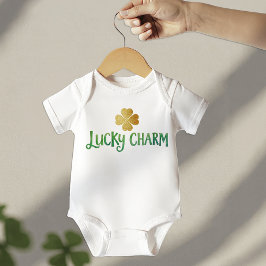 Lucky Charm St. Patrick's Baby Bodysuit Strampler