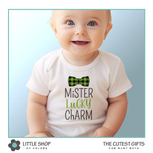 Lucky Charm St Patrick's Day Boy Baby Strampler