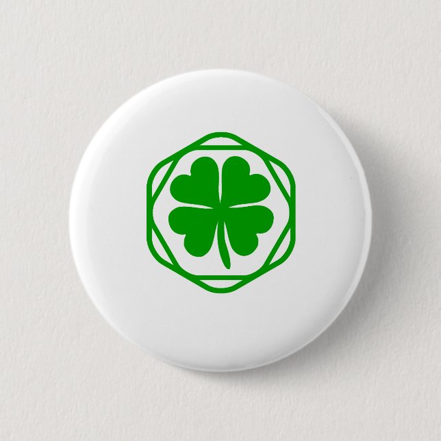Lucky Charm St. Patrick's Day Button (Vorderseite)