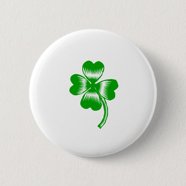 Lucky Charm St. Patrick's Day-Geschenk Button (Vorderseite)