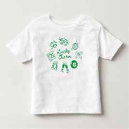 Lucky Charm St Patricks Day Lucky Clover Kleinkind T-shirt