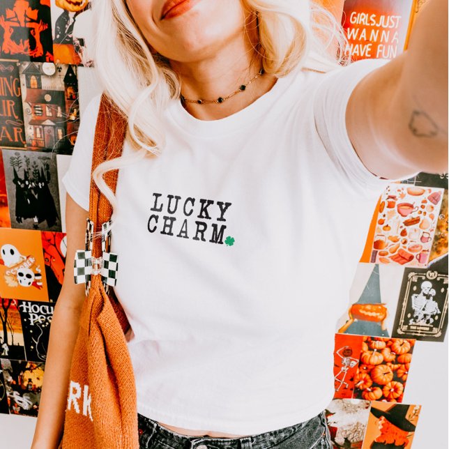 Lucky Charm St Patricks Day Lucky Clover T-Shirt (Von Creator hochgeladen)